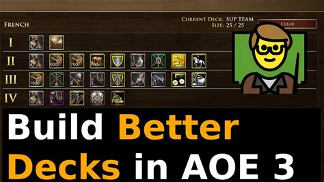 aoe3 deck builder|[Guide] Build Better Decks in Age of Empires 3 : .
